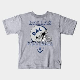 Dallas Football Vintage Style Kids T-Shirt